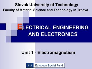 ELECTRICAL ENGINEERING AND ELECTRONICS