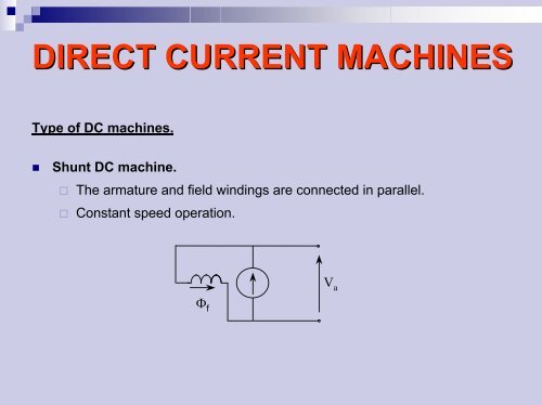 synchronous machines