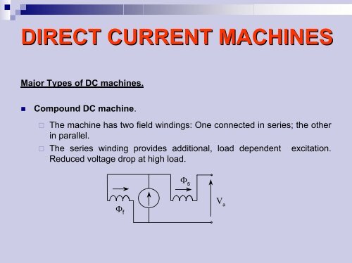 synchronous machines