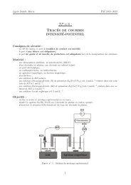 TP n˚6 : Tracés de courbes intensité-potentiel