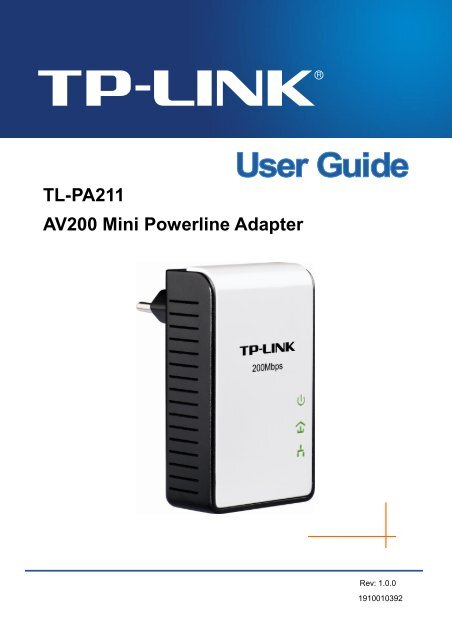 TL-PA211 AV200 Powerline Adapter - Eircom.net