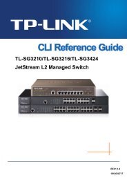 CLI Guide - TP-Link