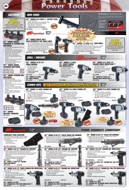 Ingersoll Rand IQv Series Cordless Right Angle Die Grinder — 14.4