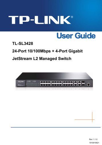 TL-SL3428_V3_User_Guide - TP-Link