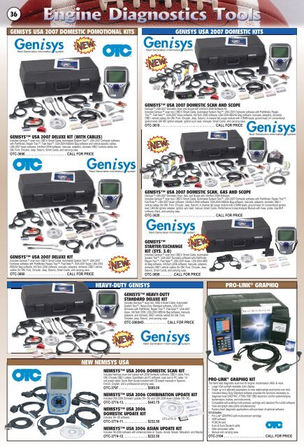 PRO-LINKÂ® GRAPHIQ NEW NEMISYS USA ... - ATEC Trans-Tool