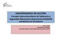 CIUSSAN - Nicaragua - Universidad Nacional de Agricultura