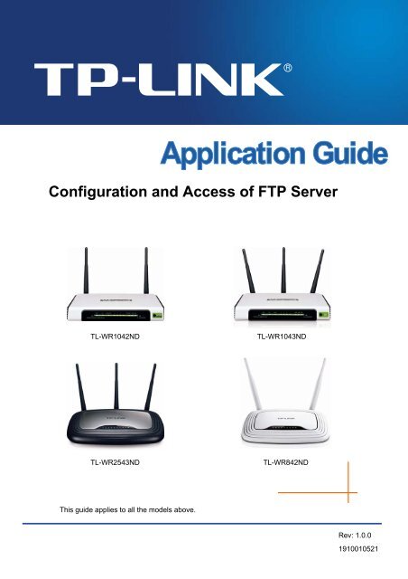 Configuration and Access of FTP Server - TP-Link