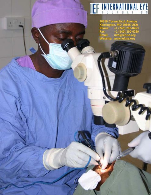 2005-2006 Annual Report - The International Eye Foundation