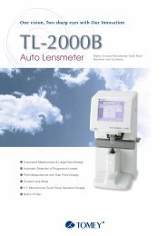 TL2000B Auto Lensmeter Brochure - Device Optical