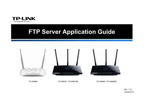FTP Server Application Guide for USB function - TP-Link