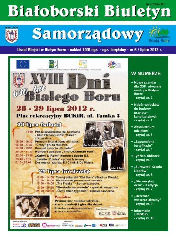 BiaÅoborski Biuletyn SamorzÄdowy - BiaÅy BÃ³r