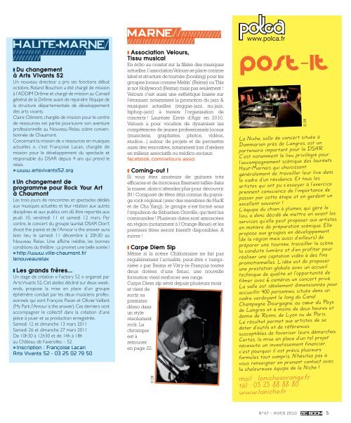 Zic Boom nÂ°47 Hiver 2010/2011 - Polca