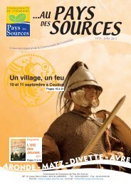 Journal 56 - CommunautÃ© de Communes du Pays des Sources