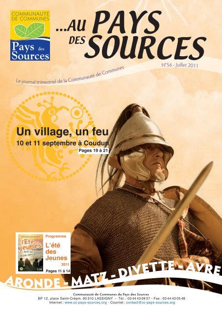 Journal 56 - CommunautÃ© de Communes du Pays des Sources