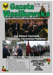 Numer 98 - Gazeta Wasilkowska - WasilkÃ³w