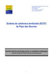 SCOT - CommunautÃ© de Communes du Pays des Sources