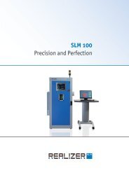 SLM 100 Precision and Perfection - ReaLizer