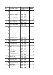 Lista rezerwowa ALS grudzieÅ