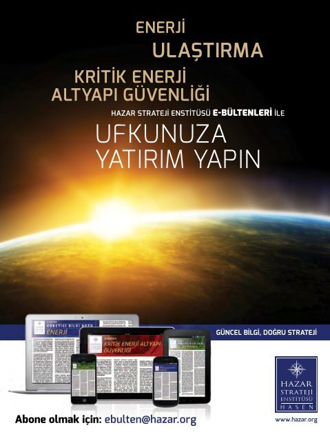 Hazar World - Sayı:31 - Haziran 2015