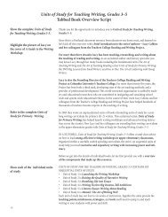 DRAFT Teachers College Reading and Writing Project 4 - Heinemann