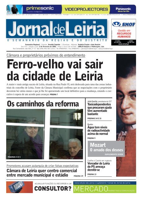 Os caminhos da reforma - Jornal de Leiria