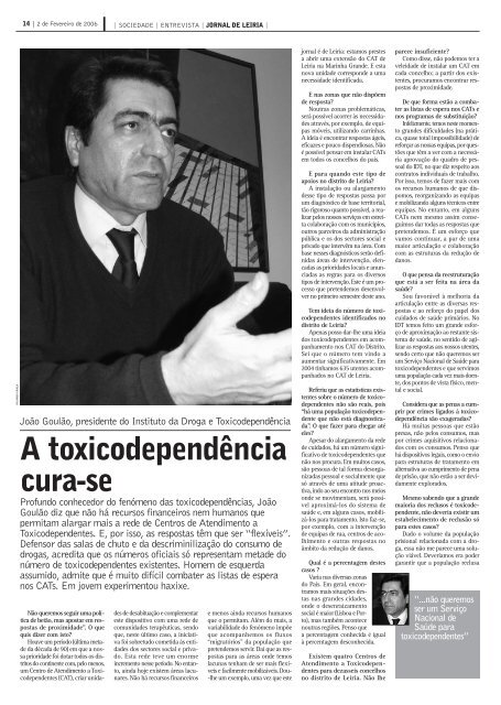 Os caminhos da reforma - Jornal de Leiria