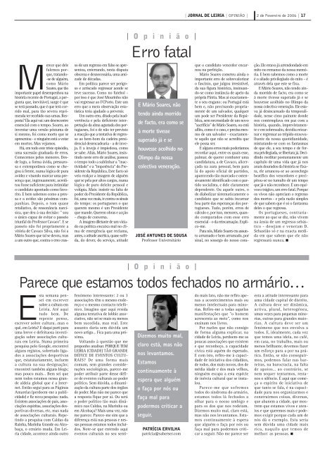 Os caminhos da reforma - Jornal de Leiria