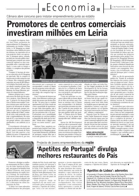 Os caminhos da reforma - Jornal de Leiria