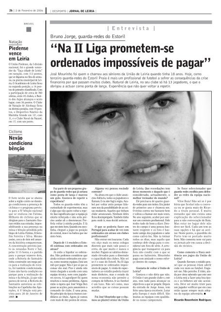 Os caminhos da reforma - Jornal de Leiria