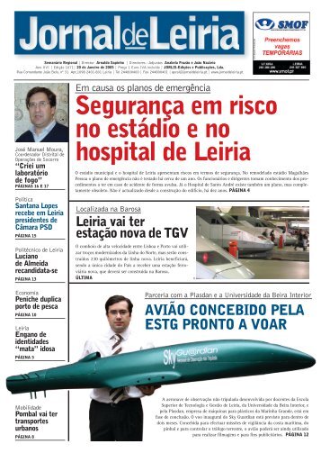 SeguranÃ§a em risco no estÃ¡dio e no hospital de ... - Jornal de Leiria