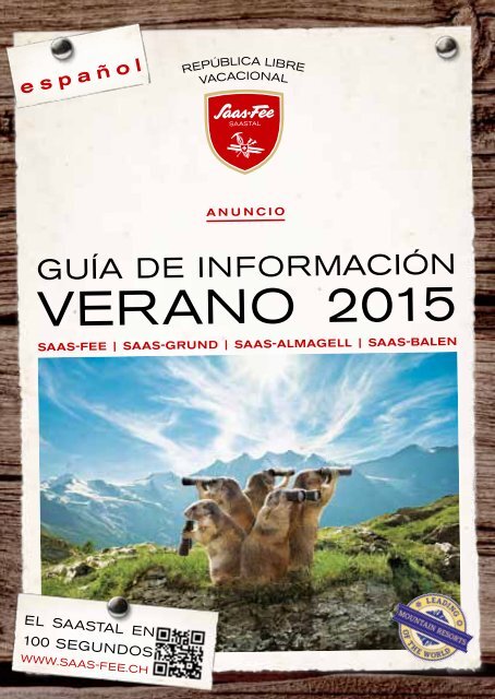Guía de información - verano 2015