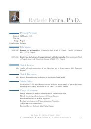 Raffaele Farina, Ph.D. â - CMCC