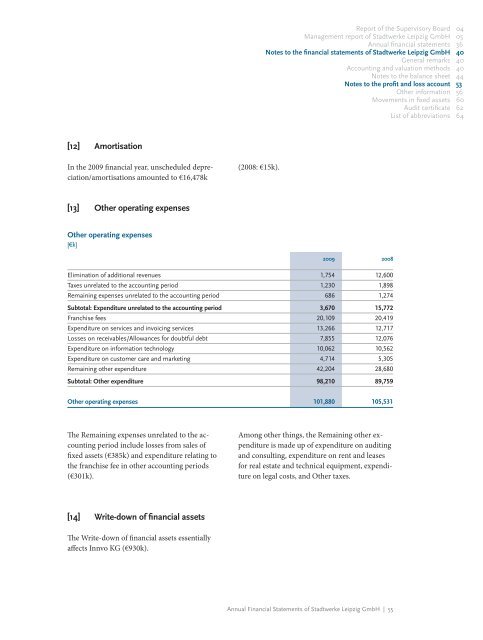 Consolidated Financial Statements of the Stadtwerke Leipzig Group ...