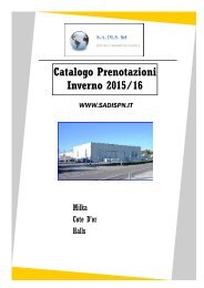 Catalogo Prenotazioni Inverno 2015/16