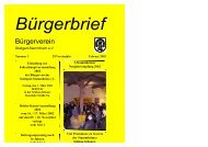 BÃ¼rgerbrief No. 1 - BÃ¼rgerverein Stuttgart-Stammheim