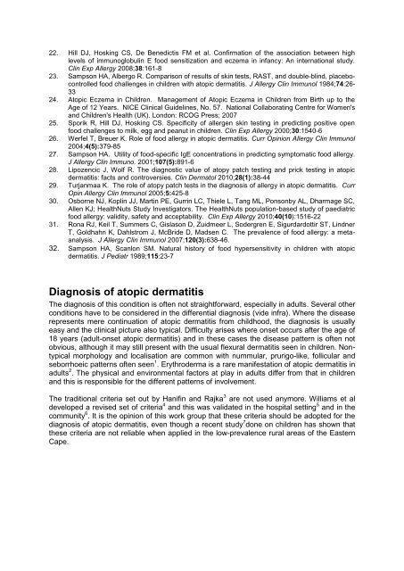 Guidelines on the Management of Atopic Dermatitis ... - Dermatology