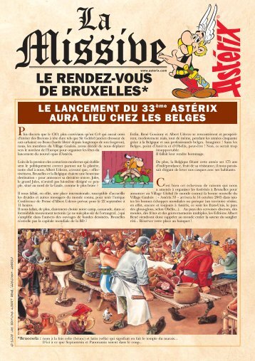 LE RENDEZ-VOUS DE BRUXELLES* - Asterix