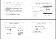 Chapter 9. Thermal conductivity and the p y mechanisms of energy ...