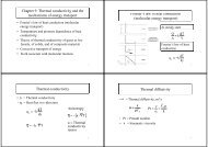 Chapter 9. Thermal conductivity and the p y mechanisms of energy ...