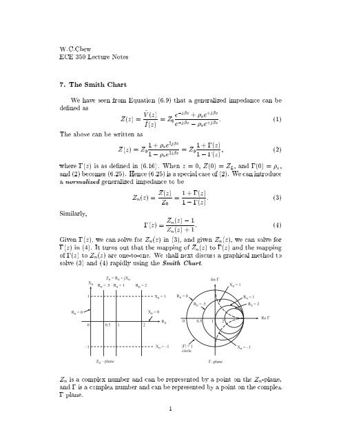 7. The Smith Chart