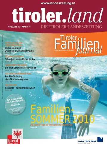 Tiroler Familien - Tirol - Familienpass