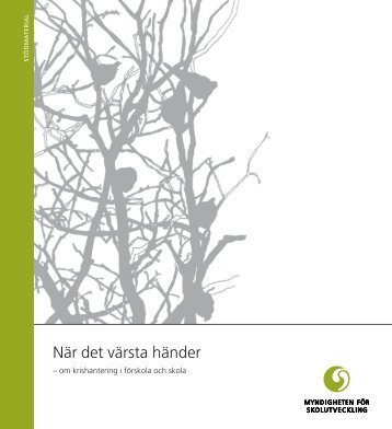 När det värsta händer