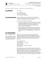 Section 4: Room Types Templates and Space Data - Student Services