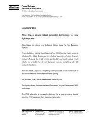 Press Release Portable Air Division NOVEMBER8/2 Atlas Copco ...