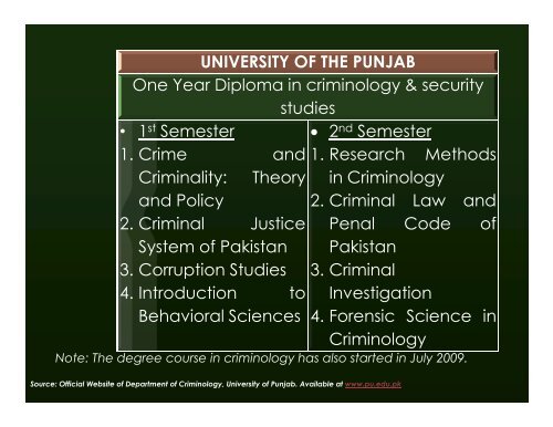 Presentation - Terrorism, Transnational Crime and Corruption Center