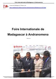 Foire Internationale de Madagascar Ã  Andranomena