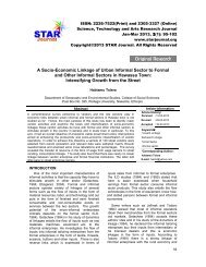 Original Research Original Research - STAR Journal