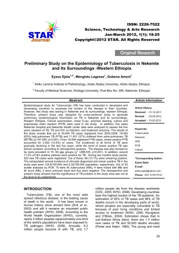 Original Research - STAR Journal