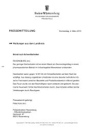 PRESSEMITTEILUNG - Polizeidirektion Ravensburg