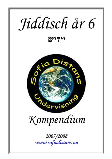 Jiddisch år 6 - Tema Modersmål
